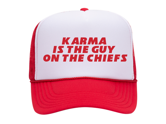 Karma Is the Guy on The Chiefs Trucker